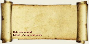 Jana Ćurić vizit kartica